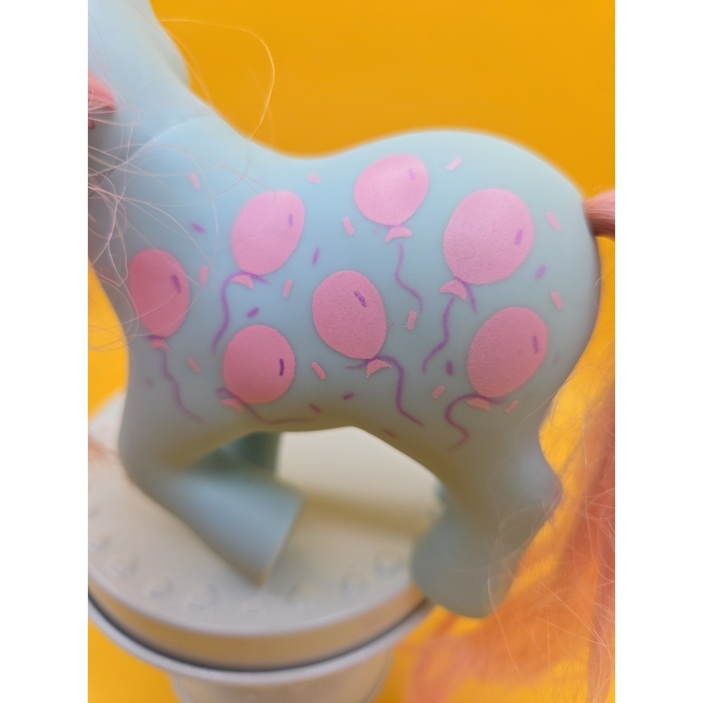 Vintage 1984 Hasbro My Little Pony Mommy Sweet Celebrations Pink & Teal Balloons - Picture 6 of 6